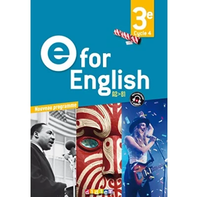 Afbeelding van E for English 3ème Cycle 4 A2 B1