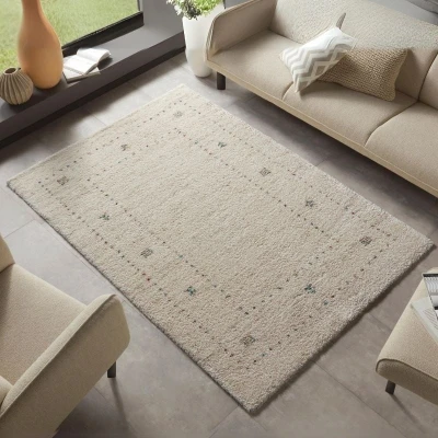 Afbeelding van Vloerkleed Majestic 80x150cm Creme Klassiek 123vloerkleed.nl is de online webshop voor vloerkleden en woonaccessoires.