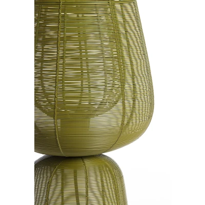 Afbeelding van Light &amp; Living Tafellamp ABOSO Ø24x54cm Groen