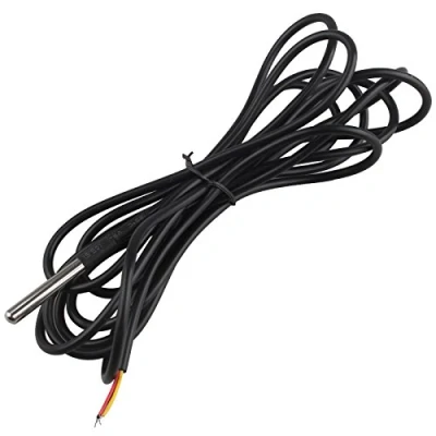 Afbeelding van HALJIA Waterdichte sonde temperatuursensor 18B20, voor meting Temperatuur van 55 tot +125 C Kabellengte: 3 m