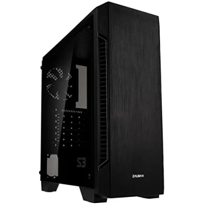 Afbeelding van Zalman S3 TG computerbehuizing Midi Tower Zwart