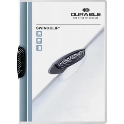 Afbeelding van Klemmap Durable Swingclip 30 vellen zwart