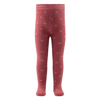 Afbeelding van Sterntaler Strumpfhose Herzen kousen voor meisjes, Licht rood gemengd