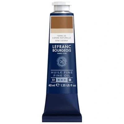 Afbeelding van Lefranc Bourgeois Fijne olie, tube, 40 ml, natuurlijke Sienna