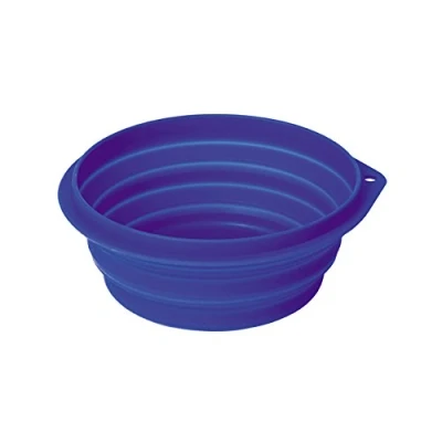 Afbeelding van Nobby reis drinkbak silicone blauw 1 ST à 1000 ML