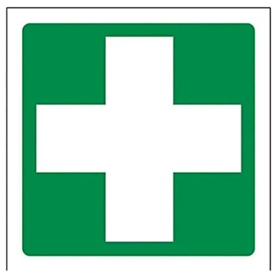 Afbeelding van VSafety First Aid Logo zelfklevend vinylbord 100 mm x