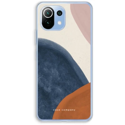 Afbeelding van Case Company® hoesje geschikt voor Xiaomi Mi 11 Lite Geo #1 Soft Cover Telefoonhoesje Bescherming aan alle Kanten en Schermrand
