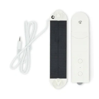 Afbeelding van Nedis SmartLife Gordijnrobot Kabelsysteem Paneelgordijnen / Rolgordijnen Vouwgordijnen Netvoeding Solar Powered 2000 mAh Bluetooth Wit
