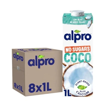 Afbeelding van Alpro Drink Plantaardige Kokosmelk Zonder Suiker Lactosevrij &amp; Glutenvrij 1L