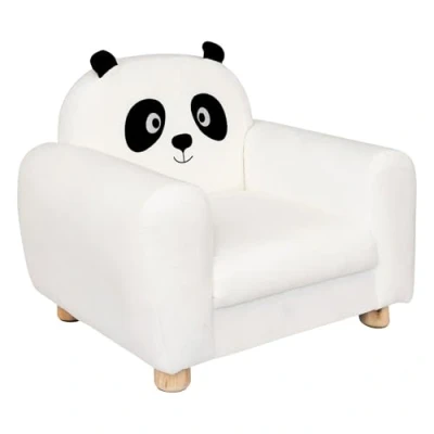 Afbeelding van Atmosphera Kids Kinderfauteuil Panda 53x43x44cm Wit