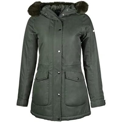Afbeelding van HKM Waterdichte winterjas Parka Eaton maat XS hunting green