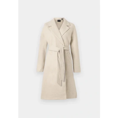 Afbeelding van Vero Moda Vmfortuneaya LONG Mantel, Dames, Maat: XL, Oatmeal