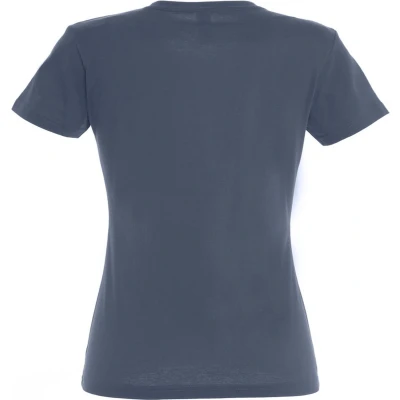 Afbeelding van SOLS Dames/dames Imperial Heavy Short Sleeve T Shirt (Denim) Maat 3XL