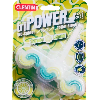 Afbeelding van Clentin Tri Power WC blokje Citroen
