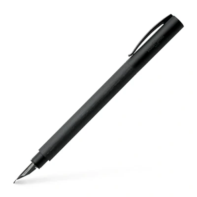 Afbeelding van Faber Castell vulpen Ambition All Black M FC 147150