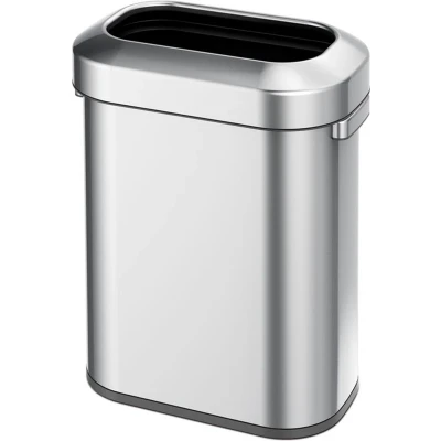 Afbeelding van EKO Urban ovaal 60 ltr, Stainless steel mat RVS