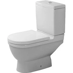 Afbeelding van Duravit Philippe Starck 3 duoblokpot diepspoel AO zonder reservoir met Wondergliss wit Tijdloze uitstraling