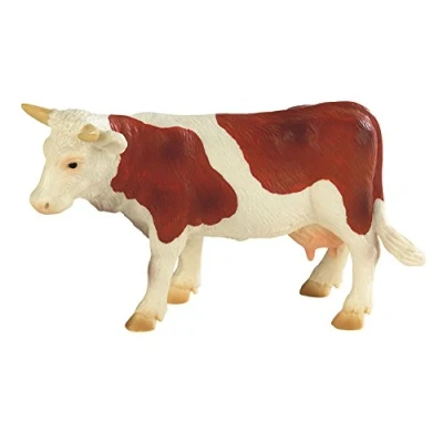 Afbeelding van Kuh Fanny bruin/wit, speelgoedfiguur