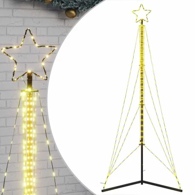 Afbeelding van vidaXL Kerstboomverlichting 483 warmwitte LED&#039;s 240 cm