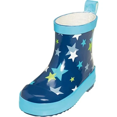 Afbeelding van Playshoes Regenlaarzen Kinderen Sterren Blauw Maat 22