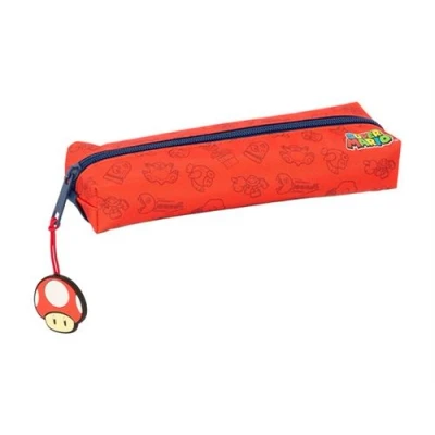 Image de SAFTA Trousse rectangular, with elastic band , 22 cm Super Mario &quot;Trick&quot;