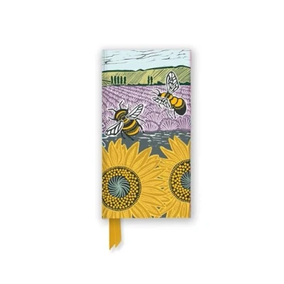 Afbeelding van Flame Tree Slimline Journals Kate Heiss: Sunflower Fields (Foiled Journal)