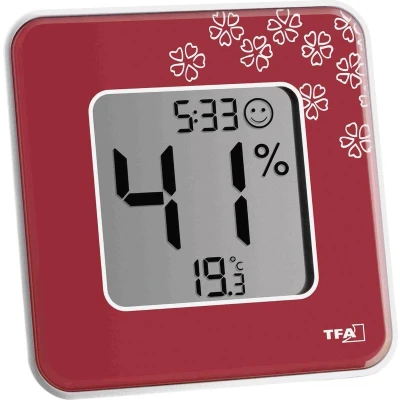 Afbeelding van TFA Thermo / Hygrometer Digitaal Style Rood