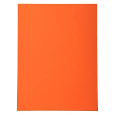 Afbeelding van Exacompta Ref. 420207E, pak van 50 Forever® 170 g/m2 halfharde mappen, 100% gerecyclede en Blue Angel gecertificeerde afmetingen 24 x 32 cm voor A4 formaat, oranje kleur