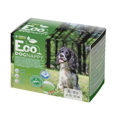 Afbeelding van Croci Nappy Eco hondenluiers maat XL:40 62cm, 10st voor honden