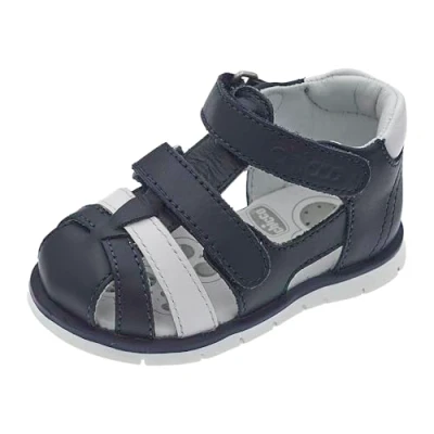 Afbeelding van Chicco Granzy Babyschoenen voor kinderen, Maat: 19, Blue Leer