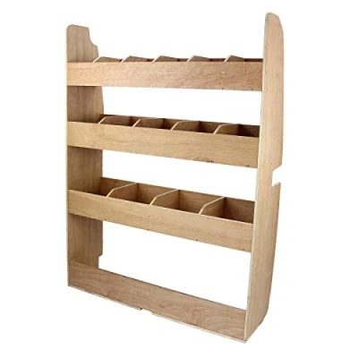 Afbeelding van Monster Racking Ford Transit Custom SWB Bedrijfswagen interieur Hout opslag bestelbus stellingkast bedrijfswageninrichting