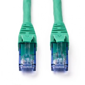 Afbeelding van Netwerkkabel Cat6a U/UTP 7.5 meter (100% koper, LSZH, Groen)