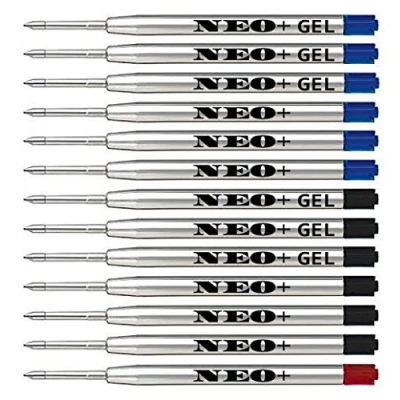 Afbeelding van Hoogwaardige balpenvullingen, goedkoop maar duurzaam, medium punt, ook geschikt voor Parker balpen. G2 Style navulverpakking Made in Germany (ontdekkingspakket)