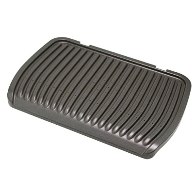 Afbeelding van Kookplaat TS 01039400 (onder) compatibel met GC702D, GC712D, GC730D, GC7148 Optigrill Contact Zwart