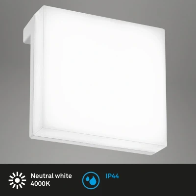 Afbeelding van Briloner Aniani Set van 2 LED badkamerspiegelverlichting 2197026 in 1 montage IP44 spatwaterdicht Afsluitbaar 8 x 3,5 cm Wit