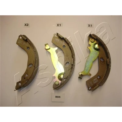 Afbeelding van ASHIKA 55 H0 005 Remschoenen Achteras 180mm 31,4mm