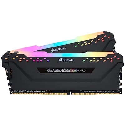 Image de CORSAIR Vengeance RGB PRO DDR4 kit 16 Go: 2 x 8 Go DIMM 288 broches 3200 MHz / PC4 25600 CL16 1.35 V mémoire sans tampon non ECC noir