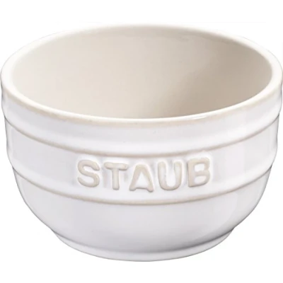 Afbeelding van Ramequin S/2 8 Cm Ivory Ceramic By Staub 40511 859