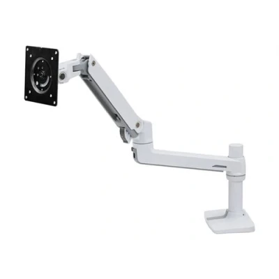 Image de Ergotron LX Kit de montage (bras articulé, poteau, base, extension, pince en C à profil bas pour supérieur) Technologie force constante Écran LCD blanc Taille d&#039;écran : jusqu&#039;à 34 pouces montrable sur bureau
