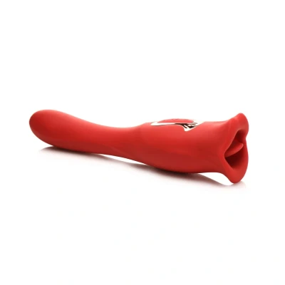 Afbeelding van Lickgasm Dubbelzijdige Kus Vibrator Rood