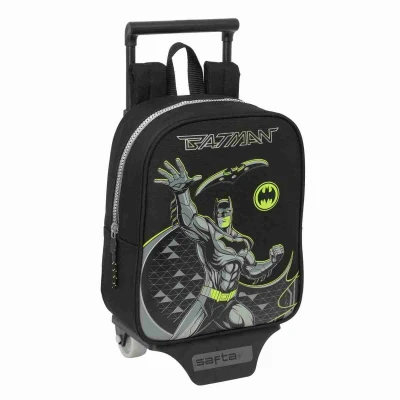Afbeelding van Schoolrugzak met Wielen Batman Game over Zwart 22 x 27 10 cm