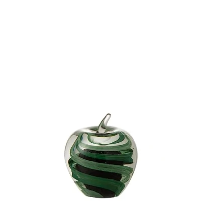 Afbeelding van J Line presse papier Appel glas groen small