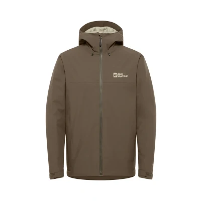 Afbeelding van Jack Wolfskin Outdoorjas, Heren, Maat: 2XL, Cold coffee