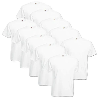 Afbeelding van Fruit of the Loom T shirts voor heren (set van 5 stuks), Wit