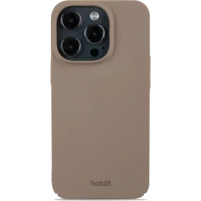 Afbeelding van Holdit Hoesje Geschikt voor iPhone 15 Pro Wavy Case bruin