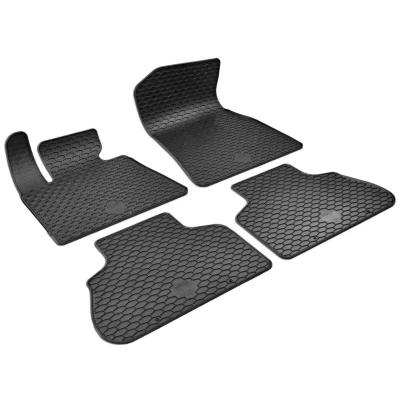 Afbeelding van WALSER RubberLine 50870 Vloermatset Rubber voor en achter 4 Zwart
