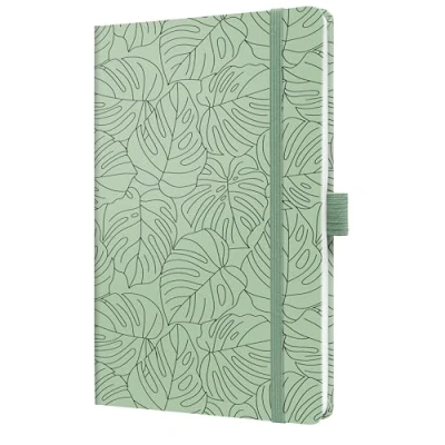 Afbeelding van Weekagenda Beauty A5 2025 (NL/FR/EN/DU) Green Monstera Hardcover