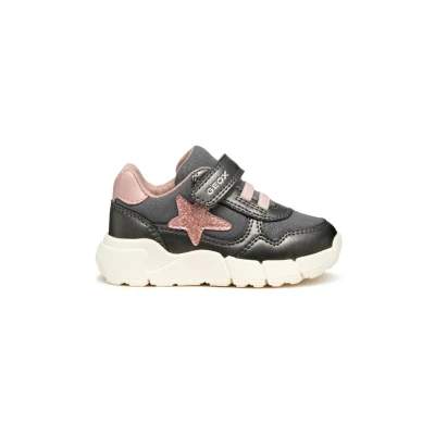 Afbeelding van Geox Flexyper MINI Babyschoenen voor kinderen, Maat: 20, Dark grey/light rose Schoenen