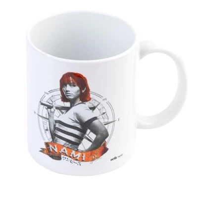 Afbeelding van Grupo Erik One Piece Mok, Nami 350 ml Officieel gelicentieerde keramische mok Koffie &amp; Thee Geek cadeau idee, Verjaardag of Kerstmis