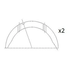 Afbeelding van Fai Autoparts Krukasafstandsschijf BT3008 STD
